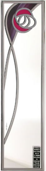 Reversed Single Rose Slimline